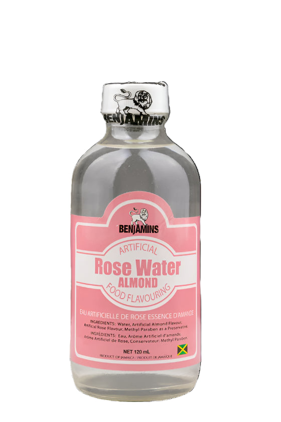 Benjamins Artificial Rose Water Almond Food Flavouring